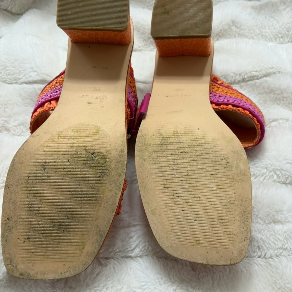 Stylish Orange and Pink Women's Sandals - Picture 4 of 4